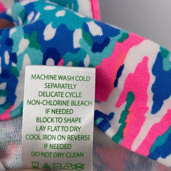 Lilly Pulitzer Pink and Blue Mini Skirt - Picture 9 of 11